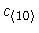 $c_{\langle 10 \rangle}$